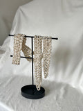 Glitterscarf - Creme