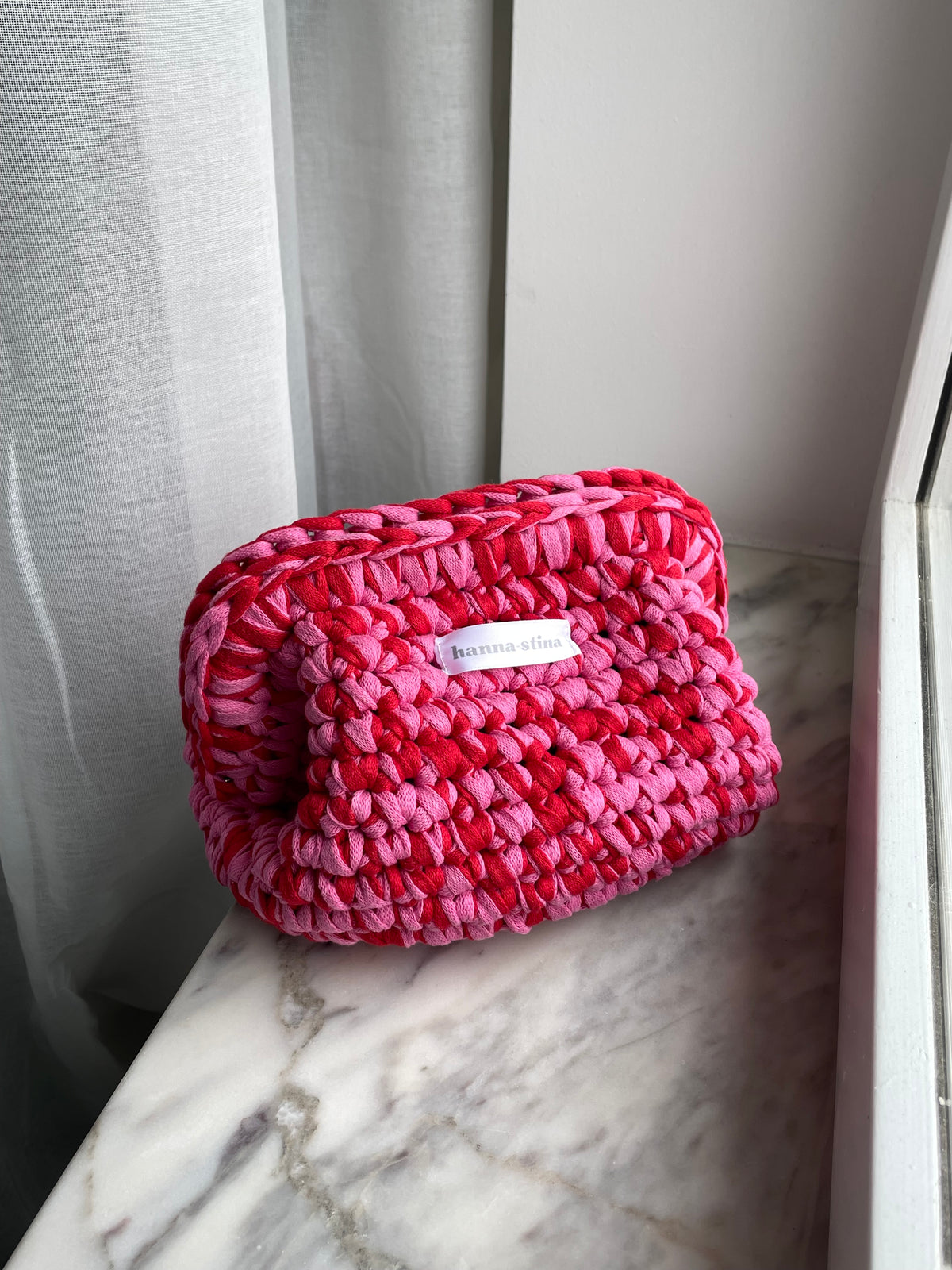 Ester makeup bag - Red/pink