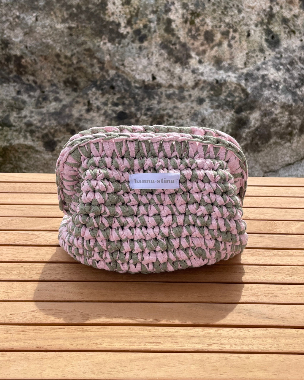 Esternecessären - Khaki/rosa