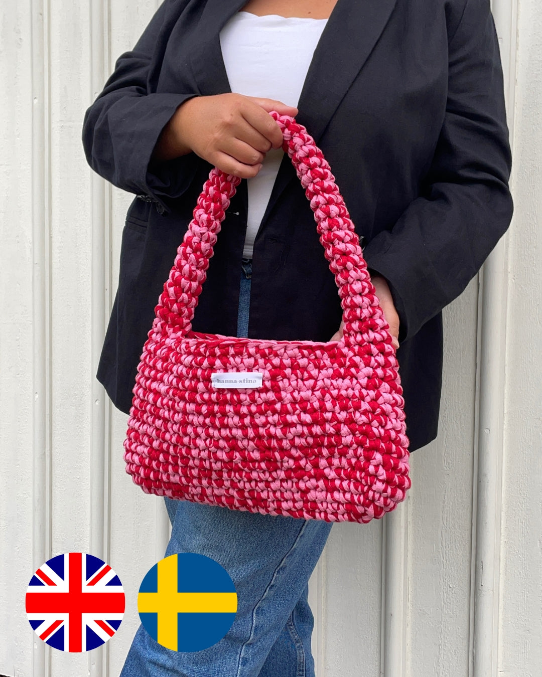 Virkmönster Stellaväskan