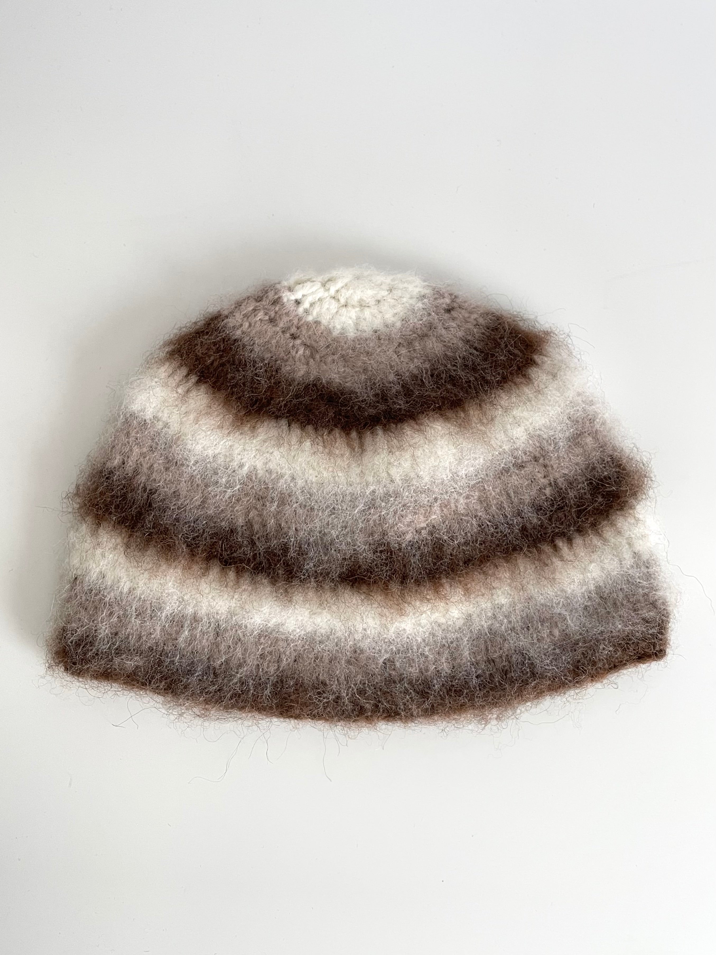 Juna Beanie - Brun/vit