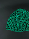 Glitter mesh hat - Grön