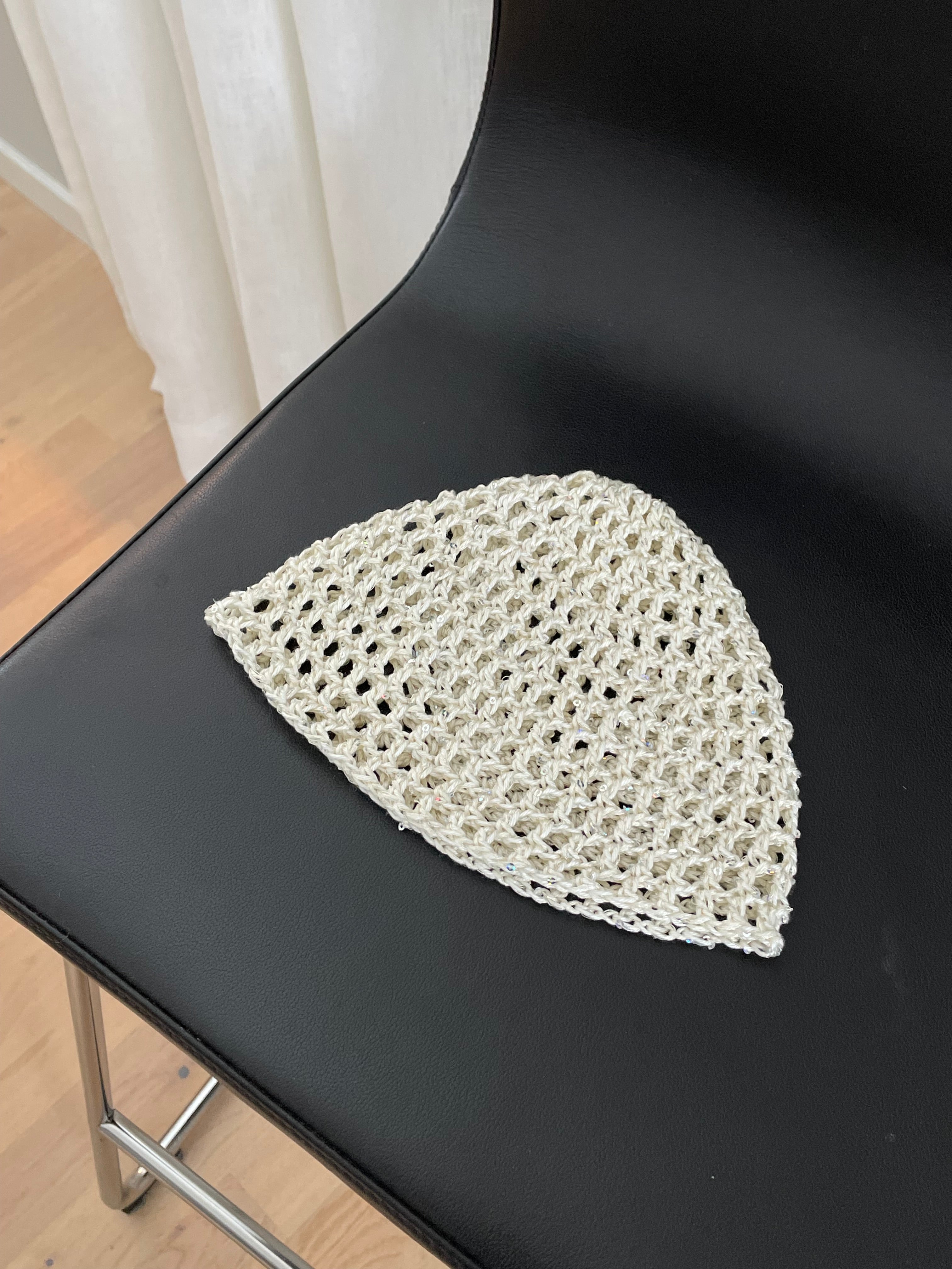 Glitter mesh hat - Cremevit