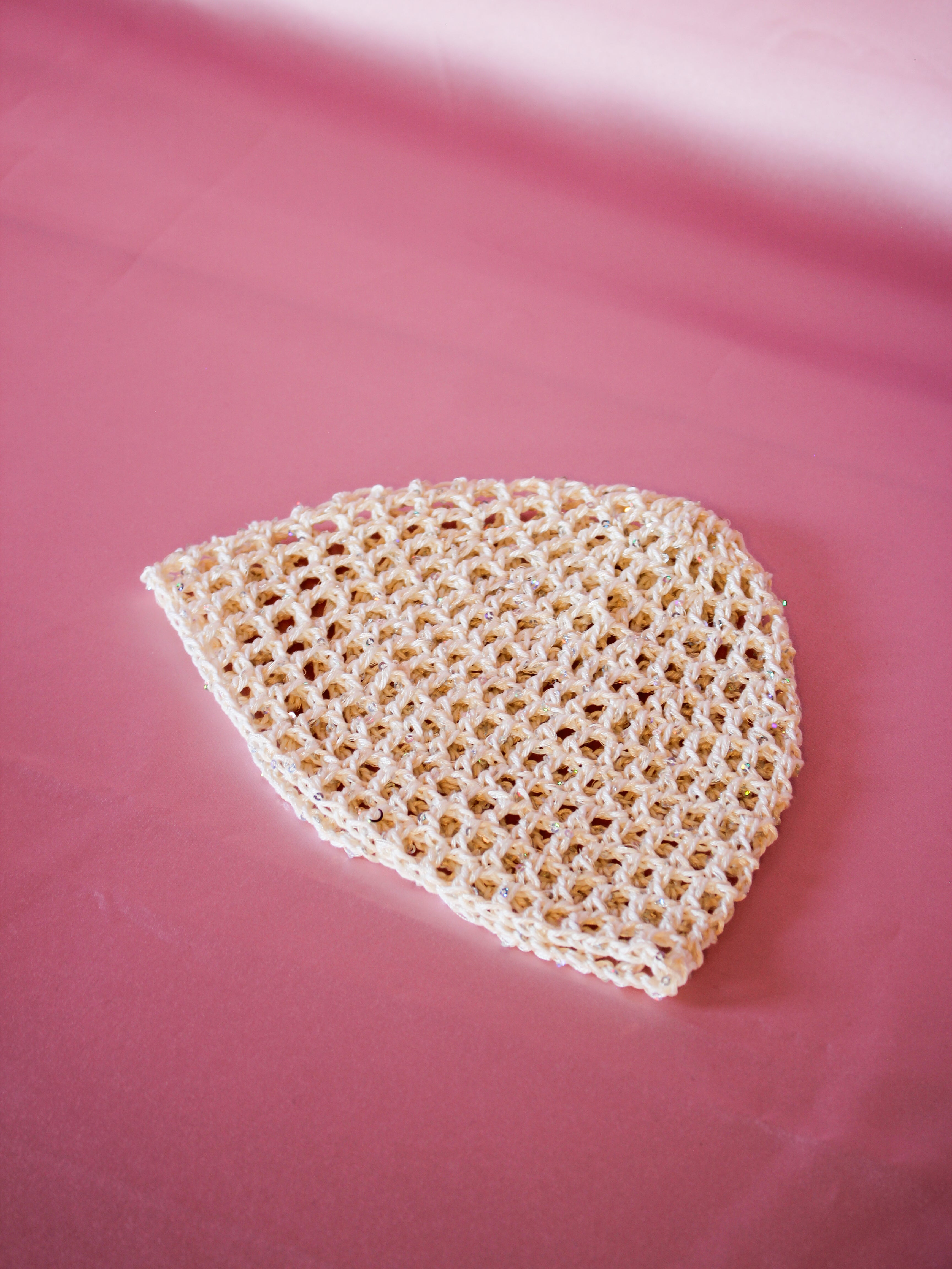 Glitter mesh hat - Cremevit